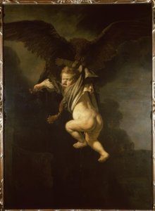 Ganymede in the Clutches of the Eagle by Rembrandt van Rijn