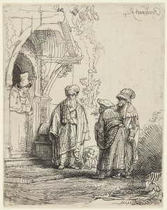 Jacob and Laban by Rembrandt van Rijn