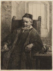 Jan Lutma, Goldsmith by Rembrandt van Rijn
