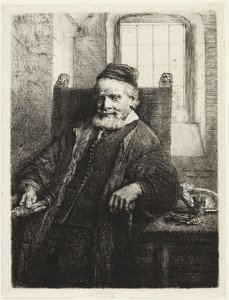 Jan Lutma, Goldsmith by Rembrandt van Rijn