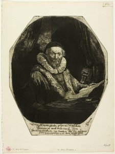 Jan Uytenbogaert by Rembrandt van Rijn
