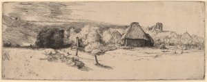 Landscape with Trees, Farm Buildings and a Tower