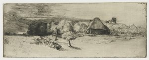 Landscape with a Farm Building and the House with the Tower