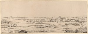 Landscape with a View toward Haarlem by Rembrandt van Rijn
