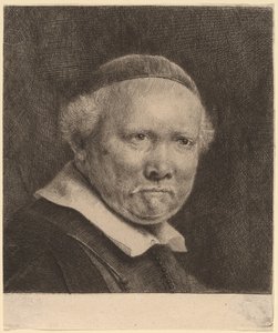 Lieven Willemsz van Coppenol: the Larger Plate by Rembrandt van Rijn
