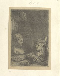 Man Drawing from a Plaster Model