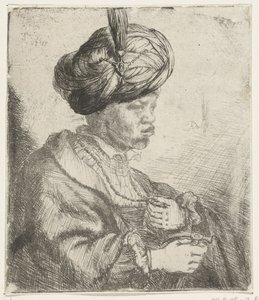 Man with Turban by Rembrandt van Rijn