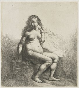 Naked Woman on a Mound
