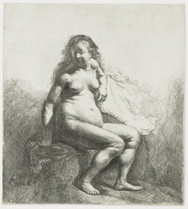Naked Woman on a Mound