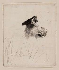 Old Man Shading His Eyes with His Hand by Rembrandt van Rijn
