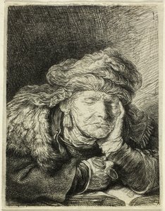 Old Woman Sleeping by Rembrandt van Rijn