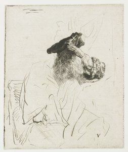 Old Man Shading His Eyes with His Hand by Rembrandt van Rijn