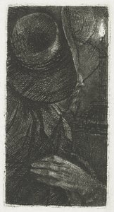 Pieter Haaringh: Hands and Hat by Rembrandt van Rijn