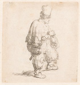Polander Standing with Arms Folded by Rembrandt van Rijn