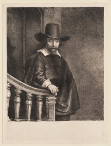 Portrait of Ephraim Bueno by Rembrandt van Rijn