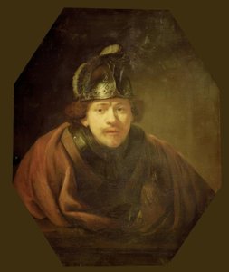 Self-Portrait as a Warrior by Rembrandt van Rijn