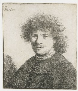 Self-portrait in a Cloak with a Falling Collar: Bust