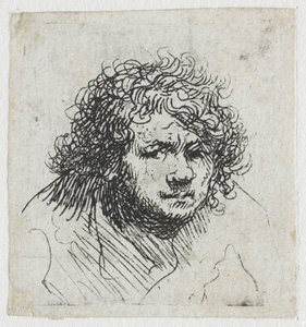 Self-Portrait Leaning Forward: Bust