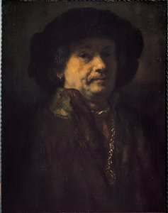 Self-Portrait with Earring and Gold Chain