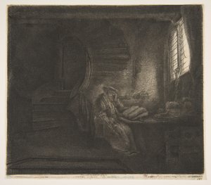 St. Jerome in a Dark Chamber, 1642