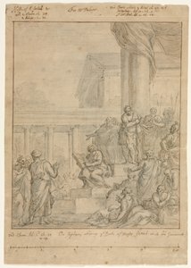 Study for King Josiah Rending his Garments by Rembrandt van Rijn