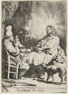 Supper at Emmaus (small plate)