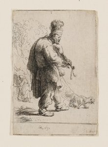The Blind Fiddler by Rembrandt van Rijn