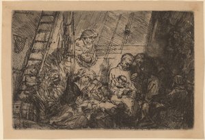 The Circumcision in the Stable by Rembrandt van Rijn