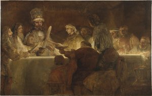 The Conspiracy of the Batavians under Claudius Civilis by Rembrandt van Rijn