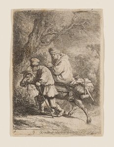 The Flight into Egypt by Rembrandt van Rijn