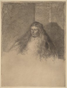The Great Jewish Bride by Rembrandt van Rijn