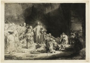 The Hundred Guilder Print by Rembrandt van Rijn