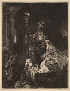 The Presentation in the Temple in the Dark Manner by Rembrandt van Rijn