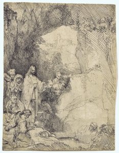 The Raising of Lazarus by Rembrandt van Rijn