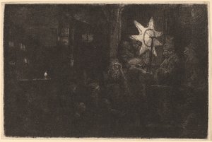 The Star of the Kings: a Night Piece by Rembrandt van Rijn