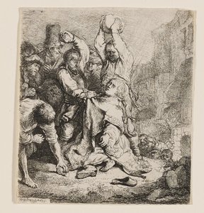 The Stoning of St. Stephen by Rembrandt van Rijn