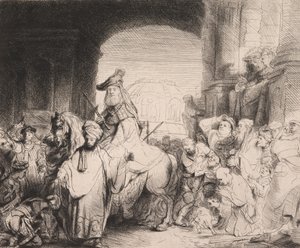 The Triumph of Mordecai by Rembrandt van Rijn