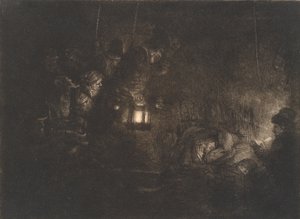 The Adoration of the Shepherds: A Night Piece by Rembrandt van Rijn