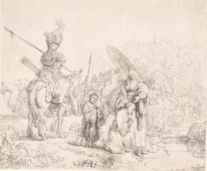The Baptism of the Eunuch by Rembrandt van Rijn