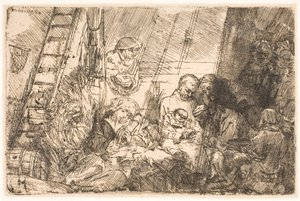 The Circumcision (in the Stable) by Rembrandt van Rijn