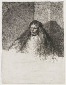 The Great Jewish Bride by Rembrandt van Rijn