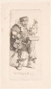 The Quacksalver by Rembrandt van Rijn