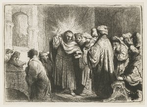 The Tribute Money by Rembrandt van Rijn