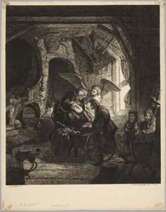 Tobias Regaining His Sight by Rembrandt van Rijn
