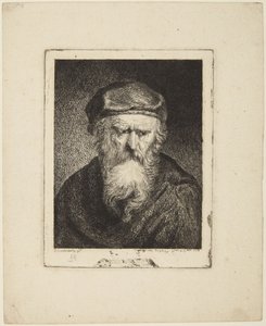 Atrabilious Old Man by Rembrandt van Rijn