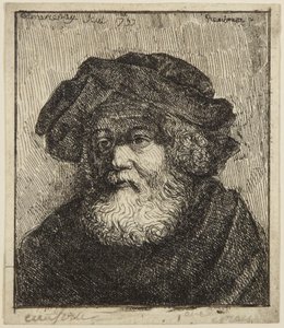 Old Man in Cap by Rembrandt van Rijn