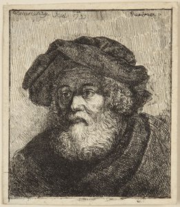 Old Man in a Toque by Rembrandt van Rijn