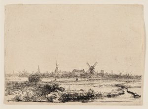 View of Amsterdam from the Kadijk