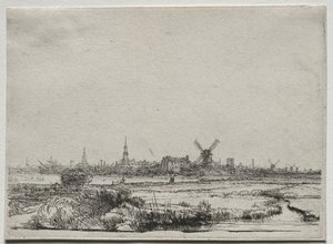 View of Amsterdam from the North West, c. 1640