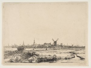 View of Amsterdam from the Northwest